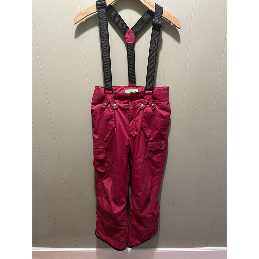 Orage Snow Pants W/ Straps Kids Size 12 L Fushia Pink